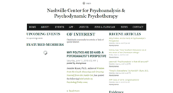 Desktop Screenshot of nashville-psychoanalytic.org